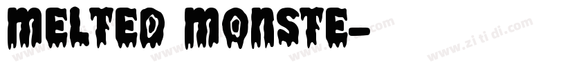 Melted Monste字体转换